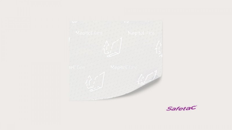 Mepitel One - 9 x 10 cm - Silikonová mřížka, neadherentní k ráně, safetac technologie, 5 ks