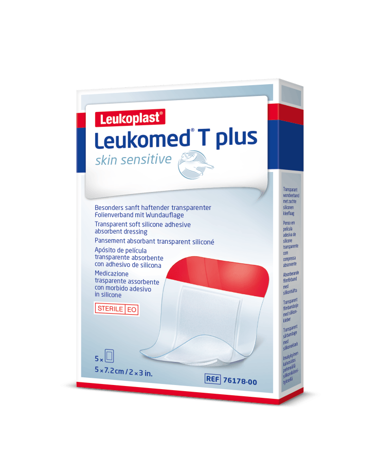 Leukomed® T plus skin sensitive - 5x7,2cm, 5ks
