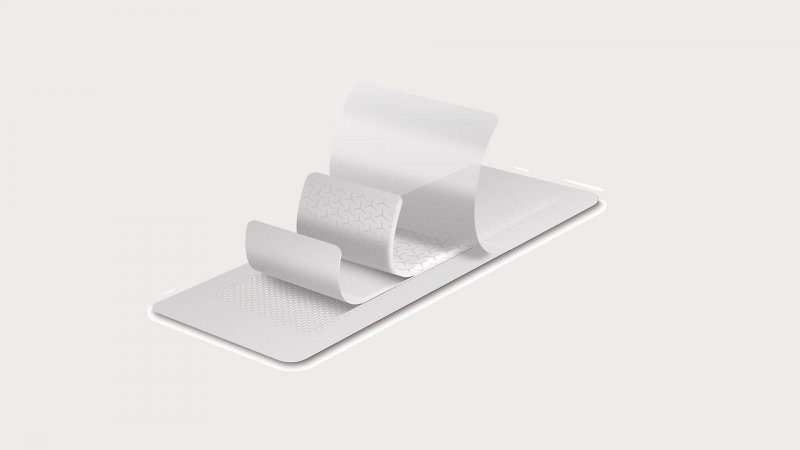 Mepilex Border Post-Op - 9 x 10 cm, 10 ks - Pooperační chirurgické krytí se superabsorpčním jádrem