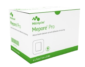 Mepore Pro - 9 x 30 cm - Samolepící absorpční krytí, sterilní, voděodolné, hypoalergenní, 30 ks