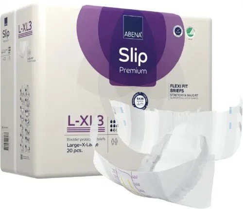 Abena Slip FLEXI FIT PREMIUM L-XL3 - Absorpční kalhotky, boky 110-170 cm, savost 3200ml, 20ks