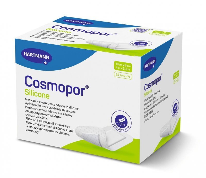 Cosmopor Silicone  - 10 × 8 cm, 10ks