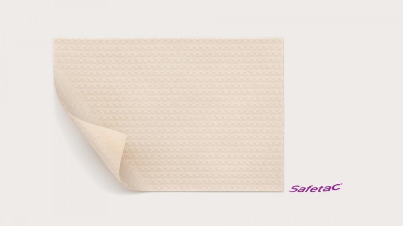 Mepiform - 5 x 7,5 cm - Samolepící krytí na jizvy se silikonovou vrstvou safetac, sterilní, 5 ks